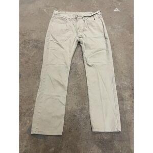 Levis 514 Jeans Mens 36x30 Beige Denim Straight Leg Zip Fly PC9 00514-1865